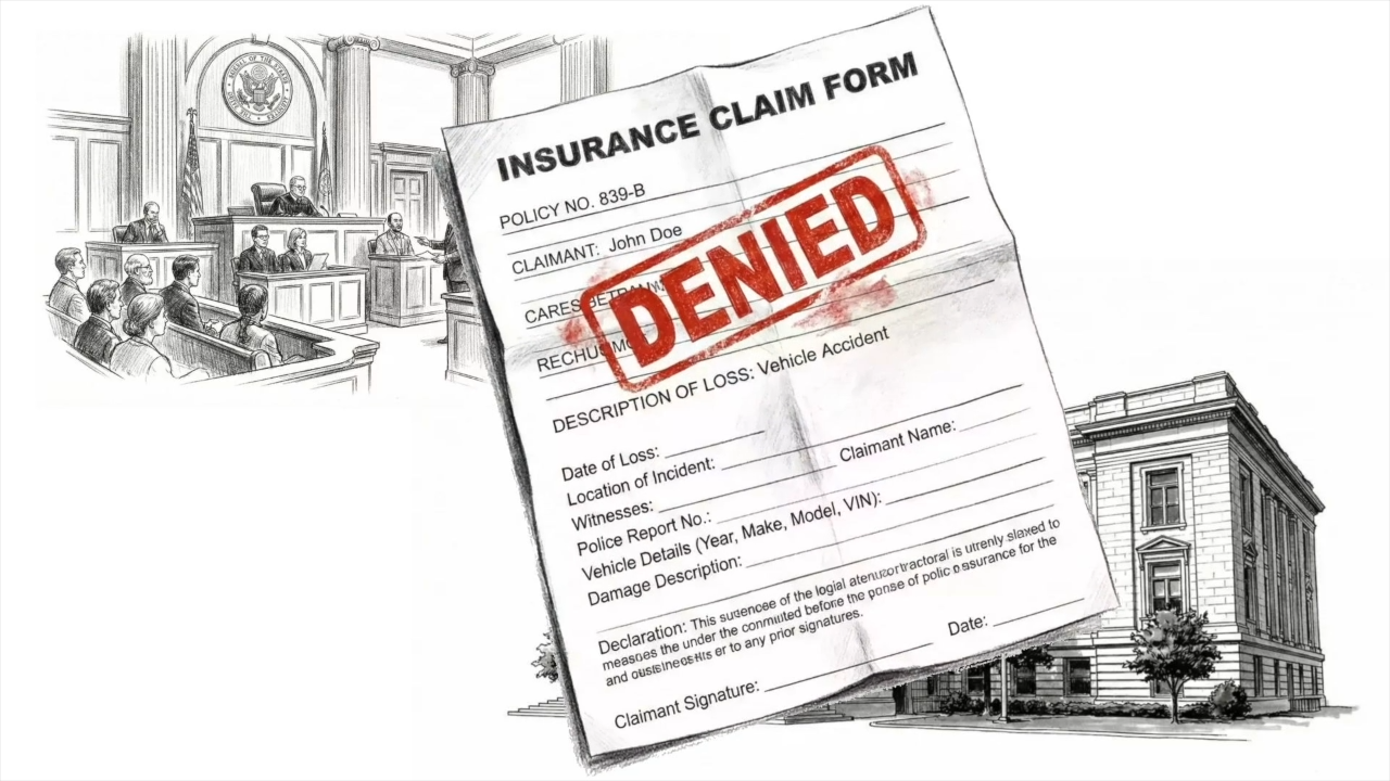 Insurance claim denied — accident victims need representation